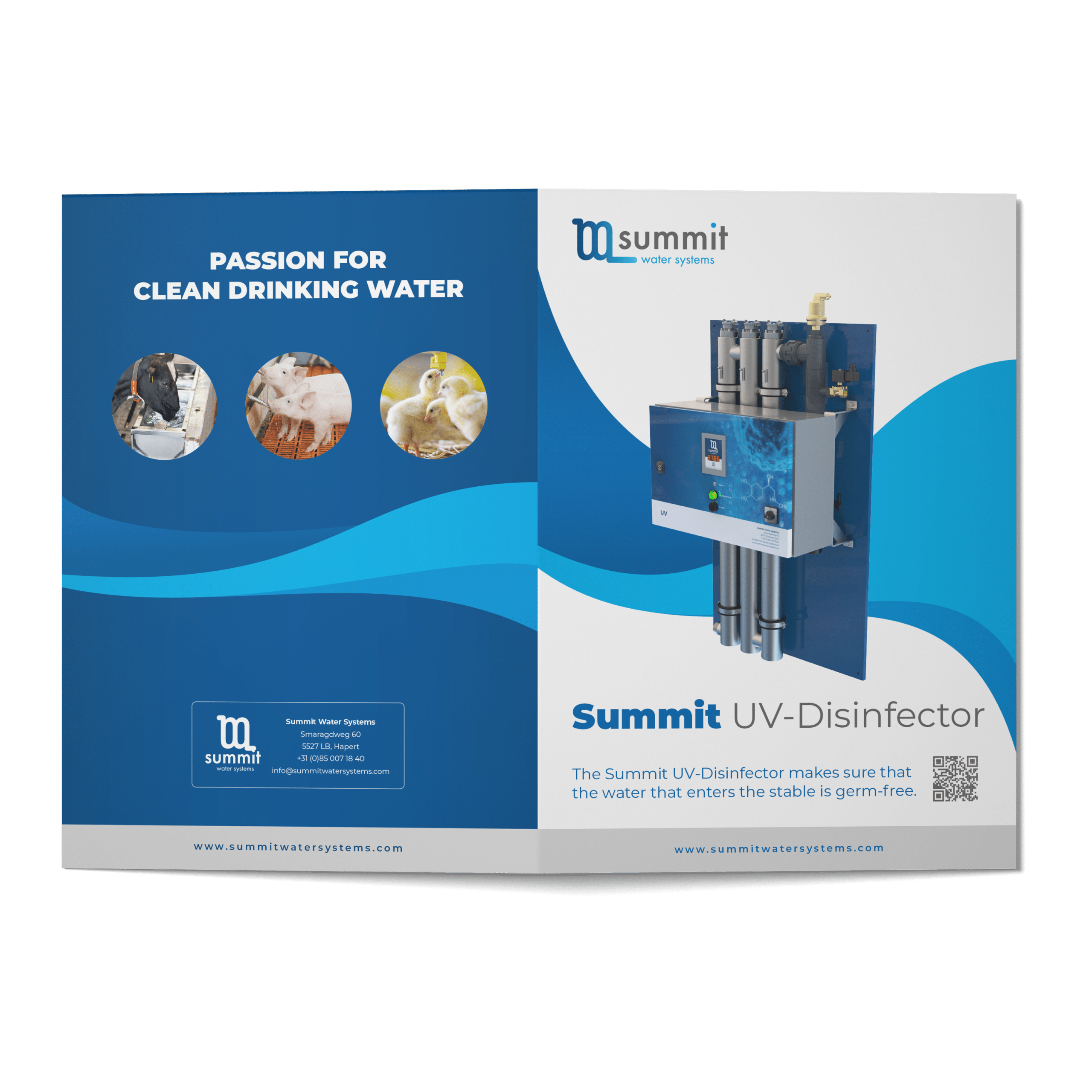 Mockup product brochure Summit_UV Disinfector_EN